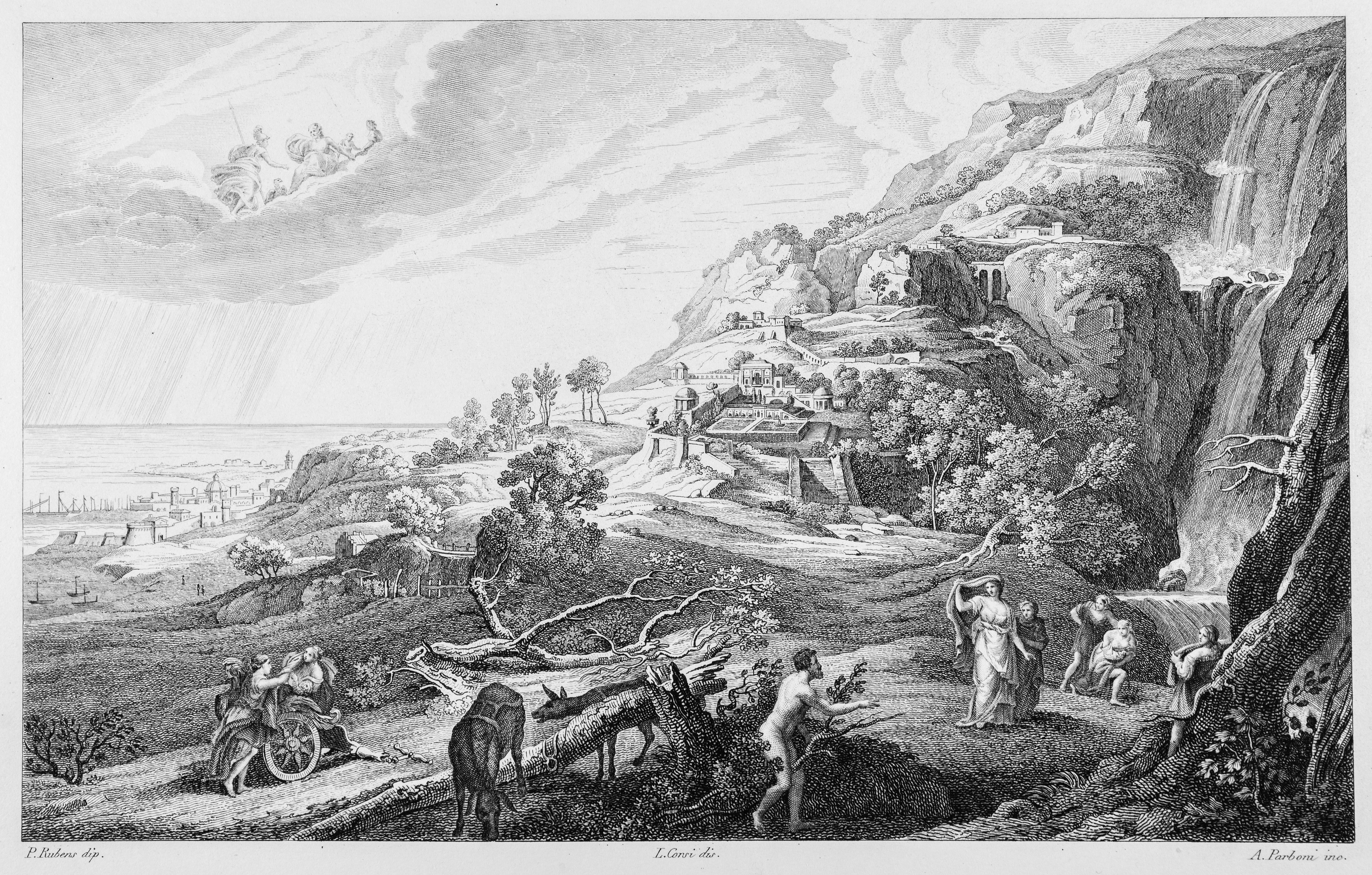 Painting by L. Corsi